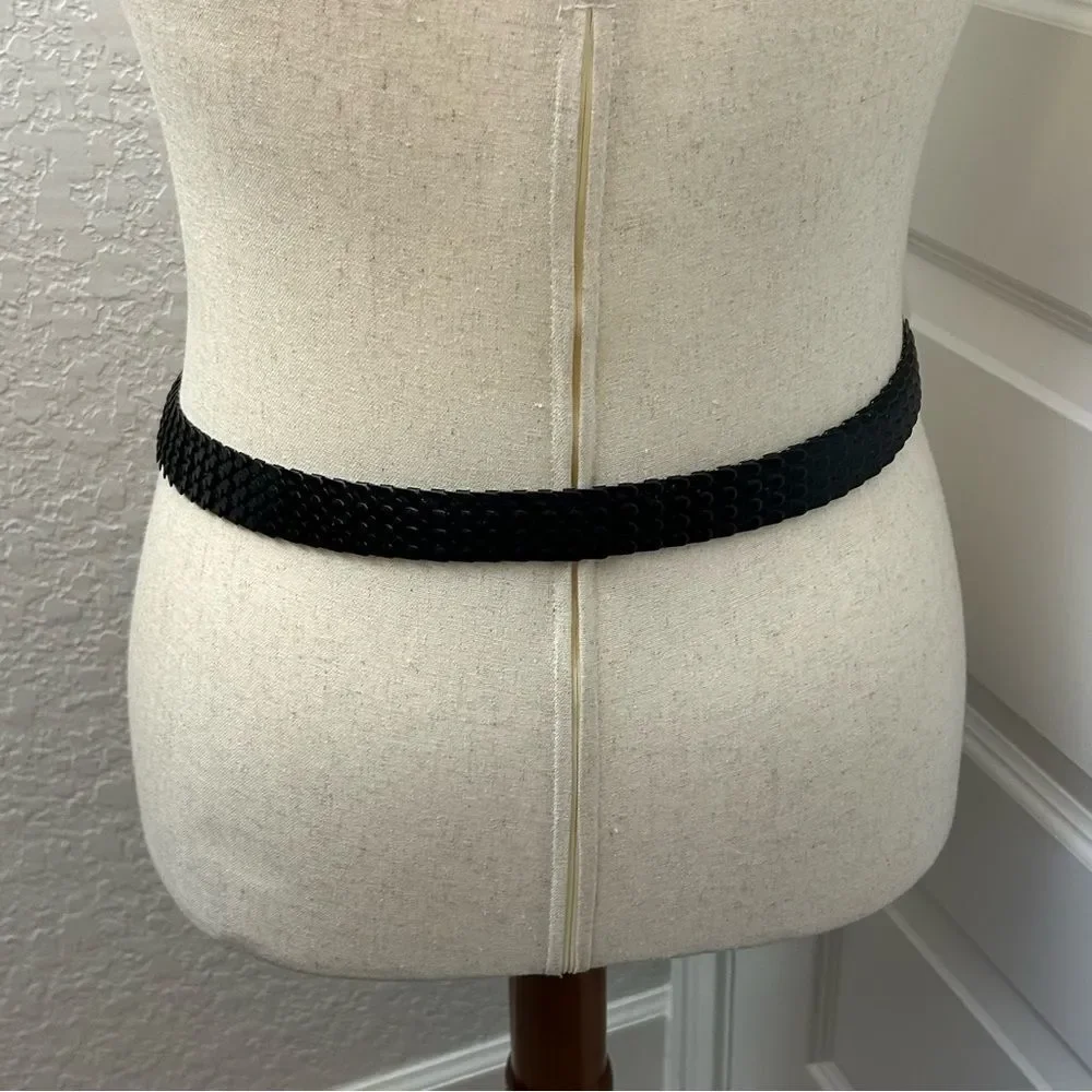 Festival Metal Mermaid Accordian Flower Hook Statement Belt